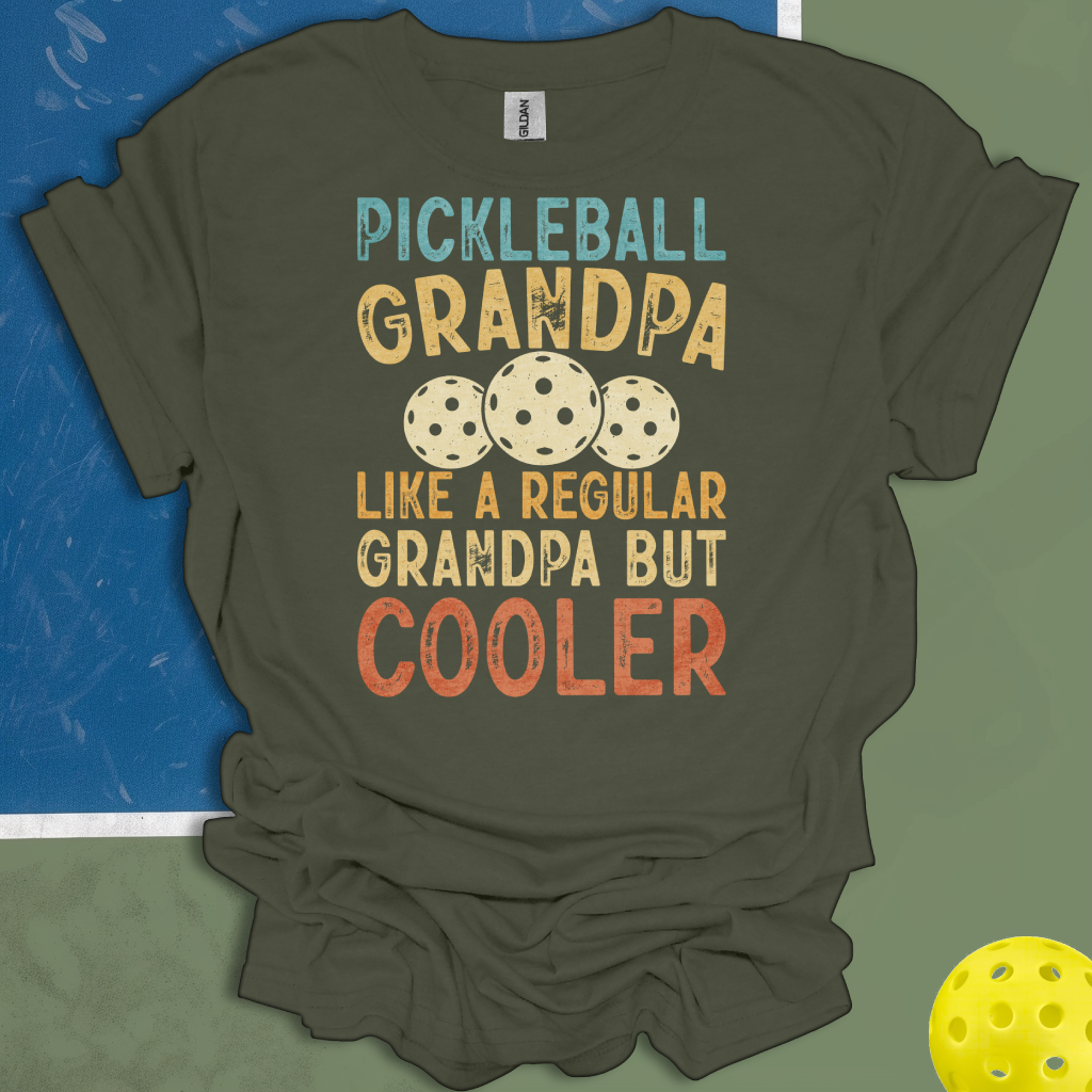 Pickleball Grandpa Like A Regular Grandpa But Cooler