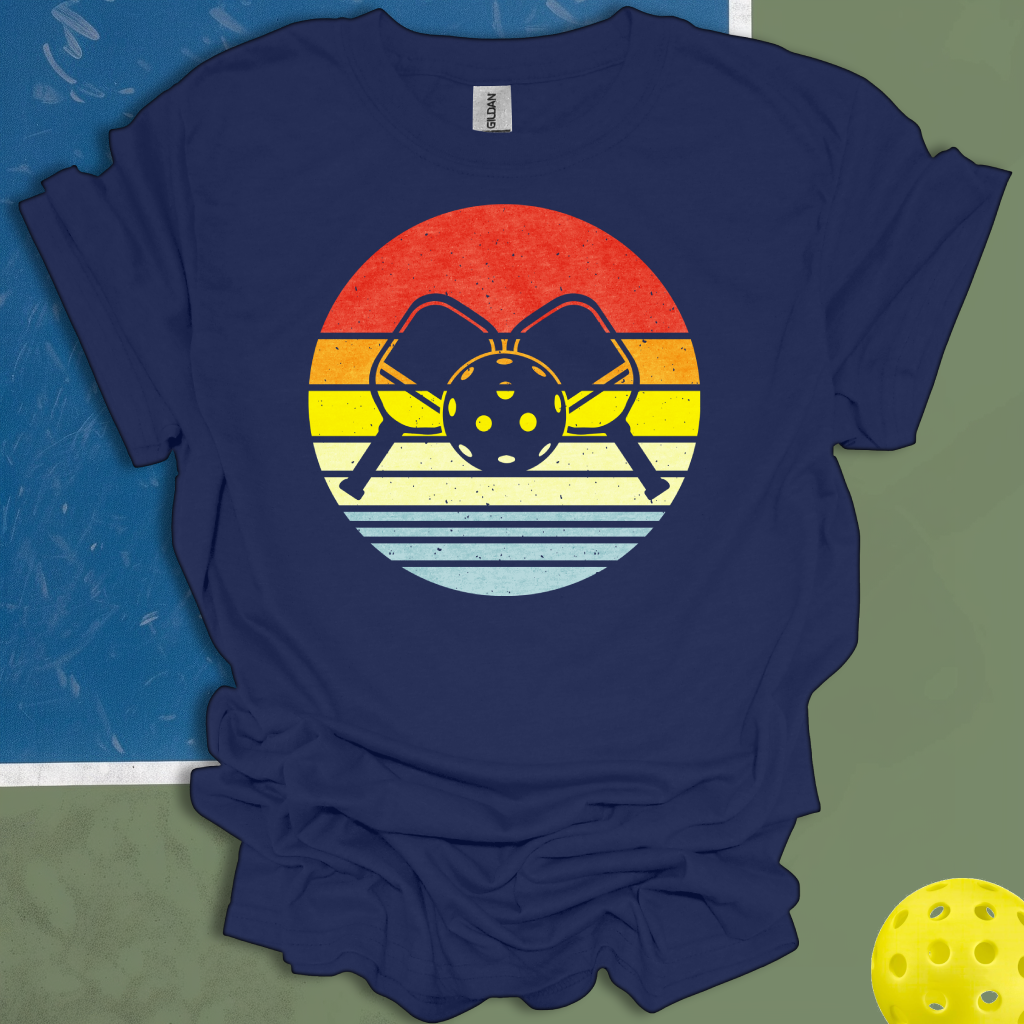 Pickleball Racket Sunset