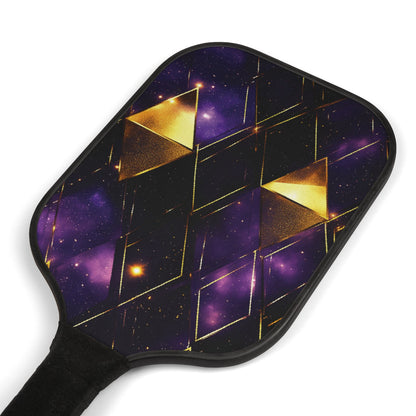 Gold Galaxy Pickleball Paddles & Balls Set