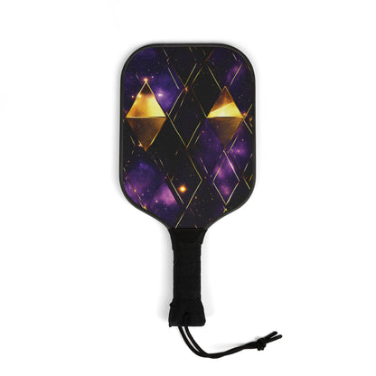 Gold Galaxy Pickleball Paddles & Balls Set