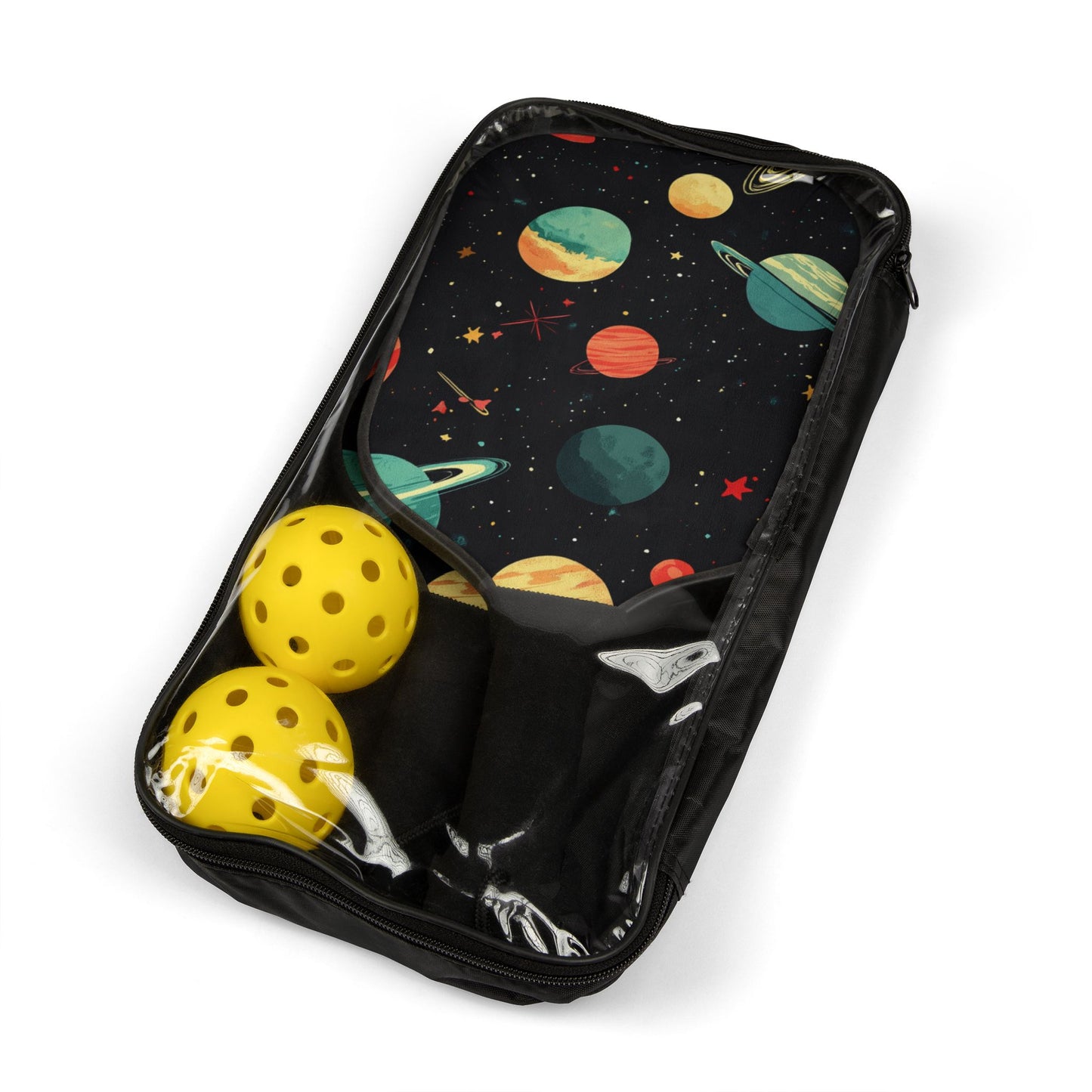 Space Pickleball Paddles & Balls Set