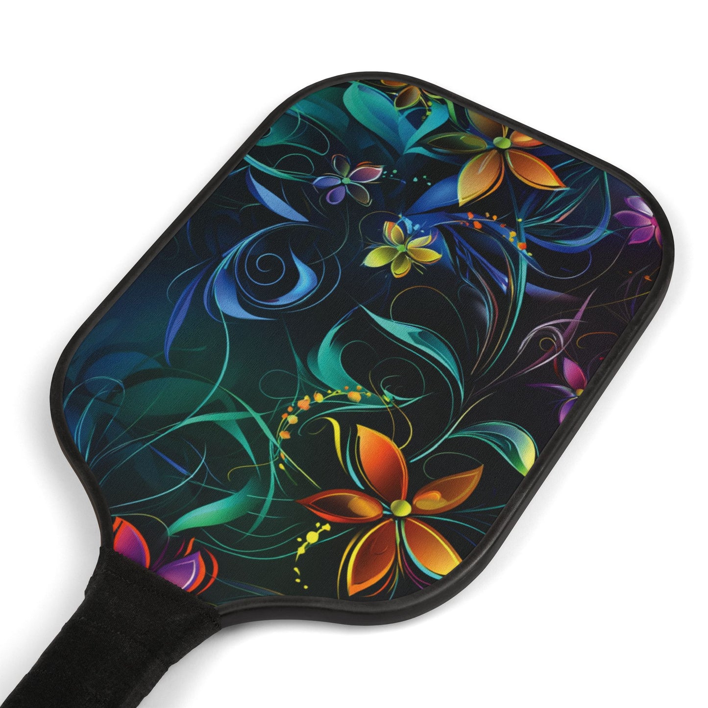 Beautiful Flowers Pickleball Paddles & Balls Set