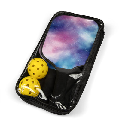 Pastel Galaxy Pickleball Paddles & Balls Set