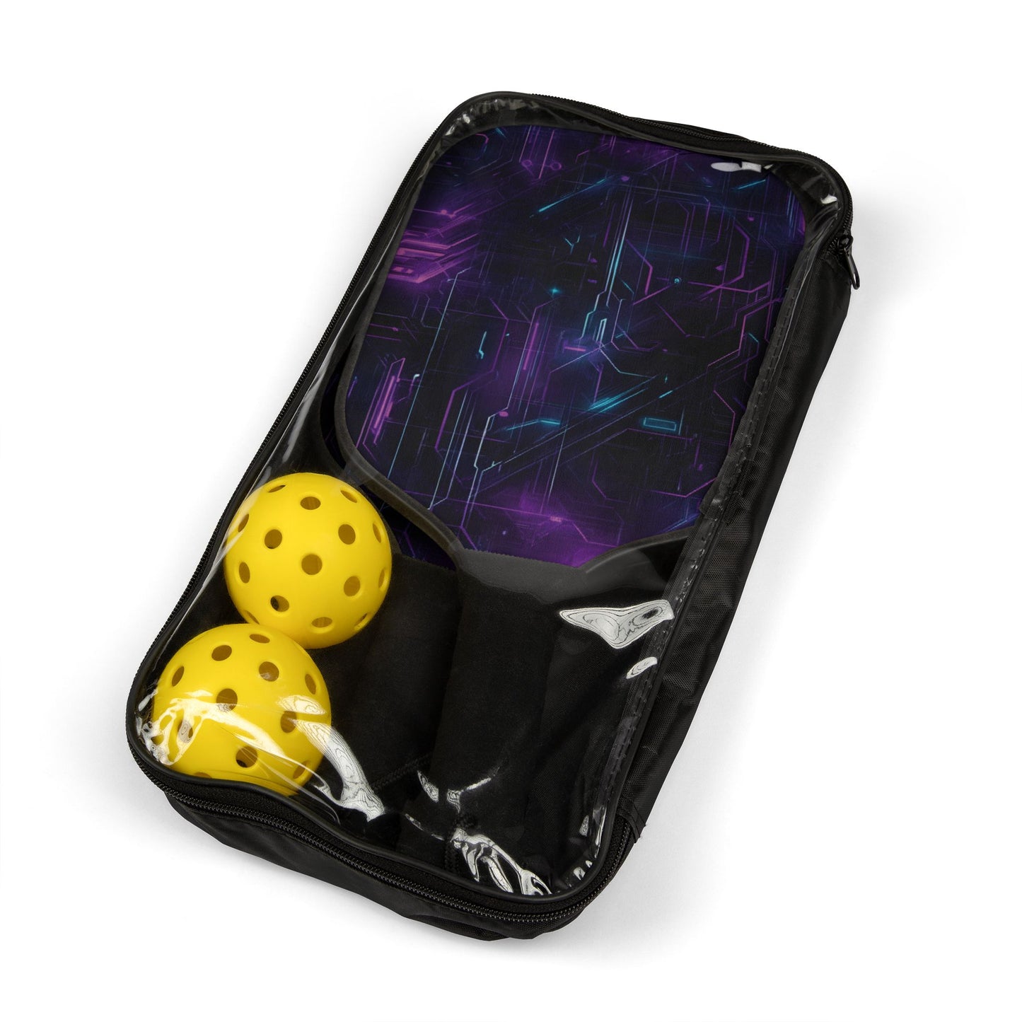 Cyberpunk Pickleball Paddles & Balls Set