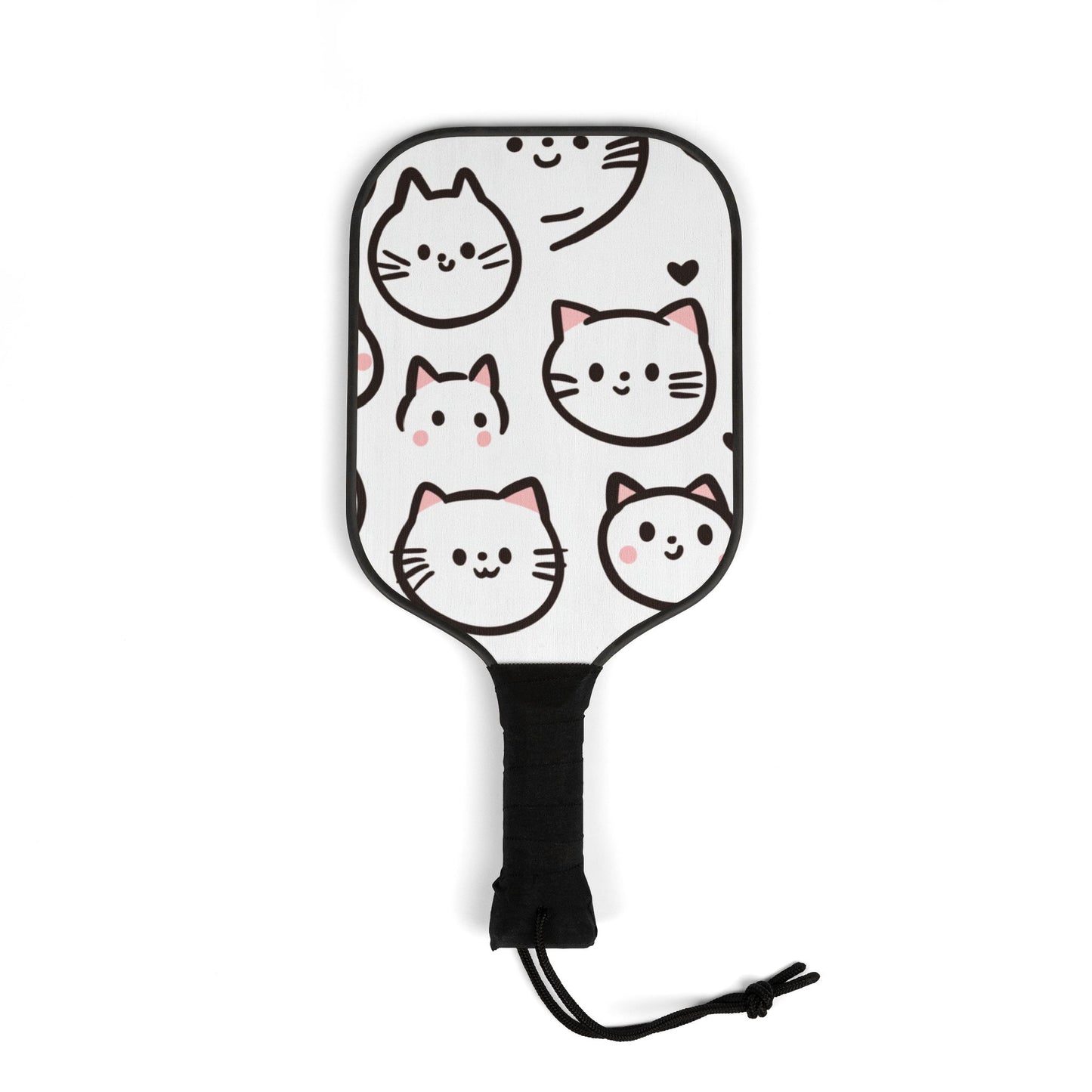 Cute Cats Pickleball Paddles & Balls Set