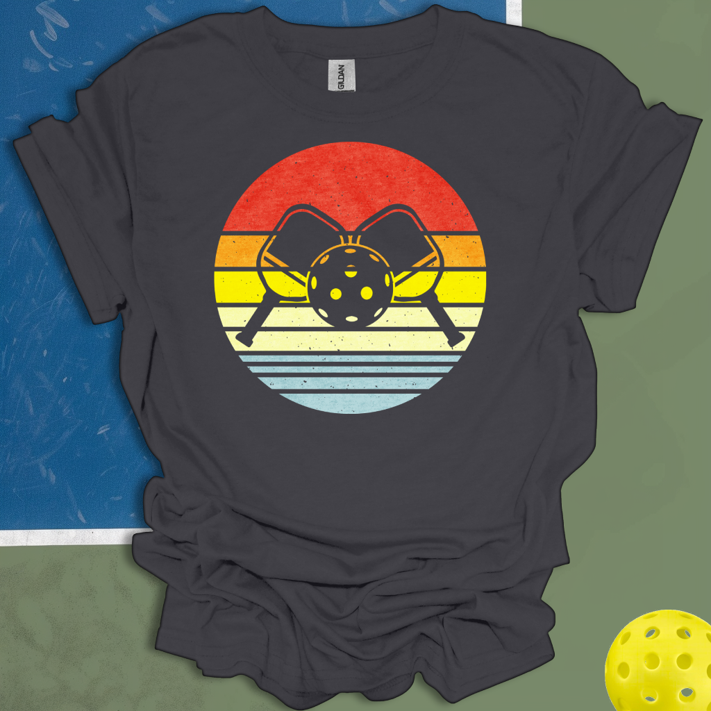 Pickleball Racket Sunset