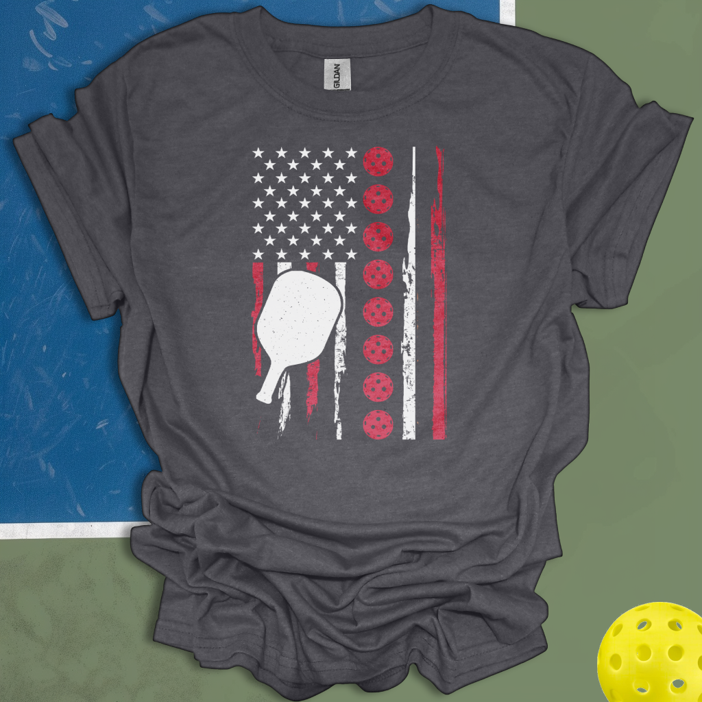 Pickleball American Flag